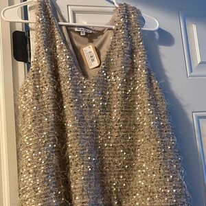 White Birch Elegant Sleeveless Top